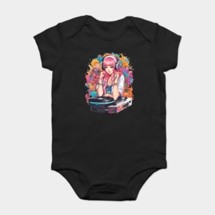 Beats BlissTechno Trance Rave DJ Baby Bodysuit